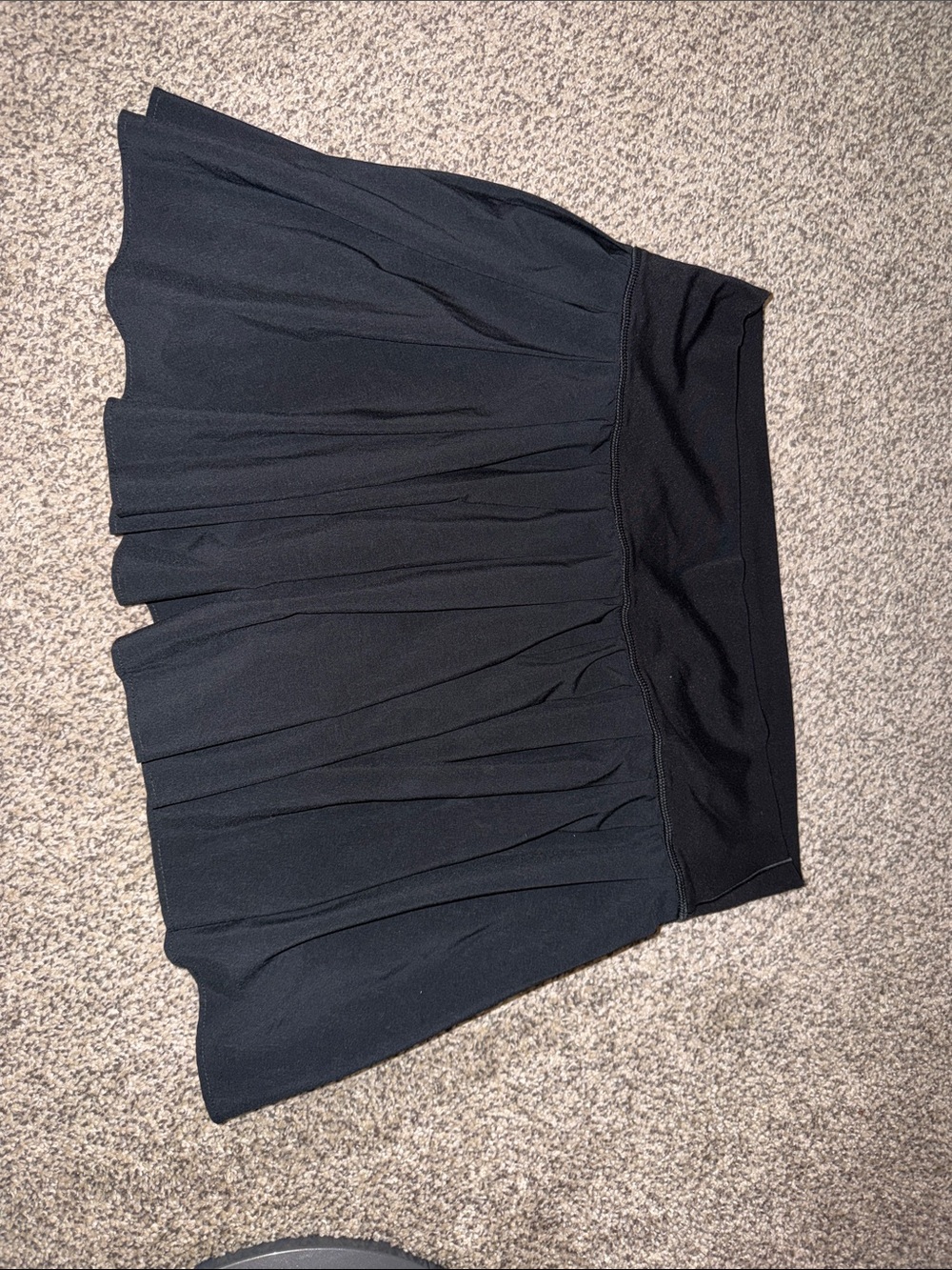 Aerie Black Pleated Mini Skirt